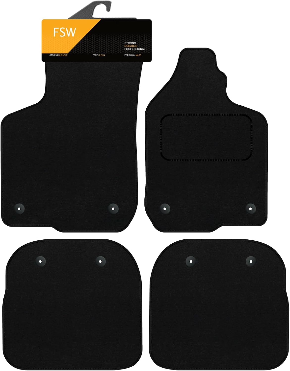 Audi A3 1996-2002 8 Clip Fully Tailored Car Floor Mats