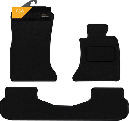 BMW 5 Series F10 F11 2010-2017 With One Piece Rear Mat Mat Fully Tailored Car Floor Mats