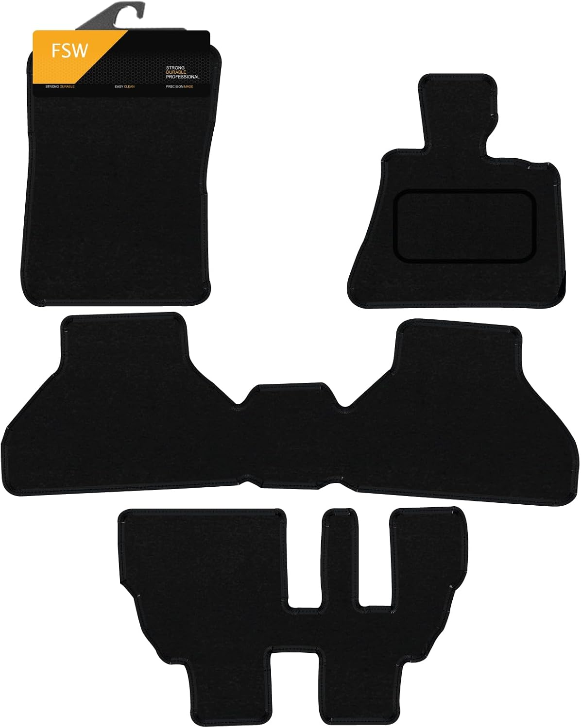 BMW X5 E70 2006-2013 7 Seater With 1 Piece Rear Mat Fully Tailored Car Floor Mats