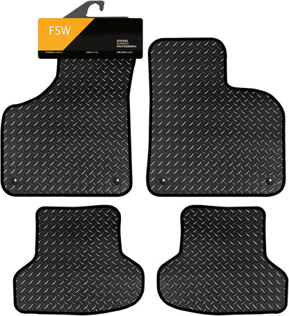 Audi A3 & S3 Hatch & Cabriolet 2003-2012 4 Clips Fully Tailored Car Floor Mats