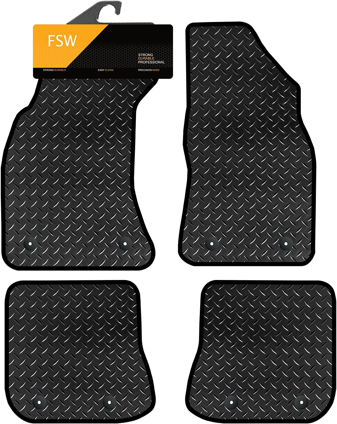 Audi A4 1997-2000 8 Clips Fully Tailored Car Floor Mats