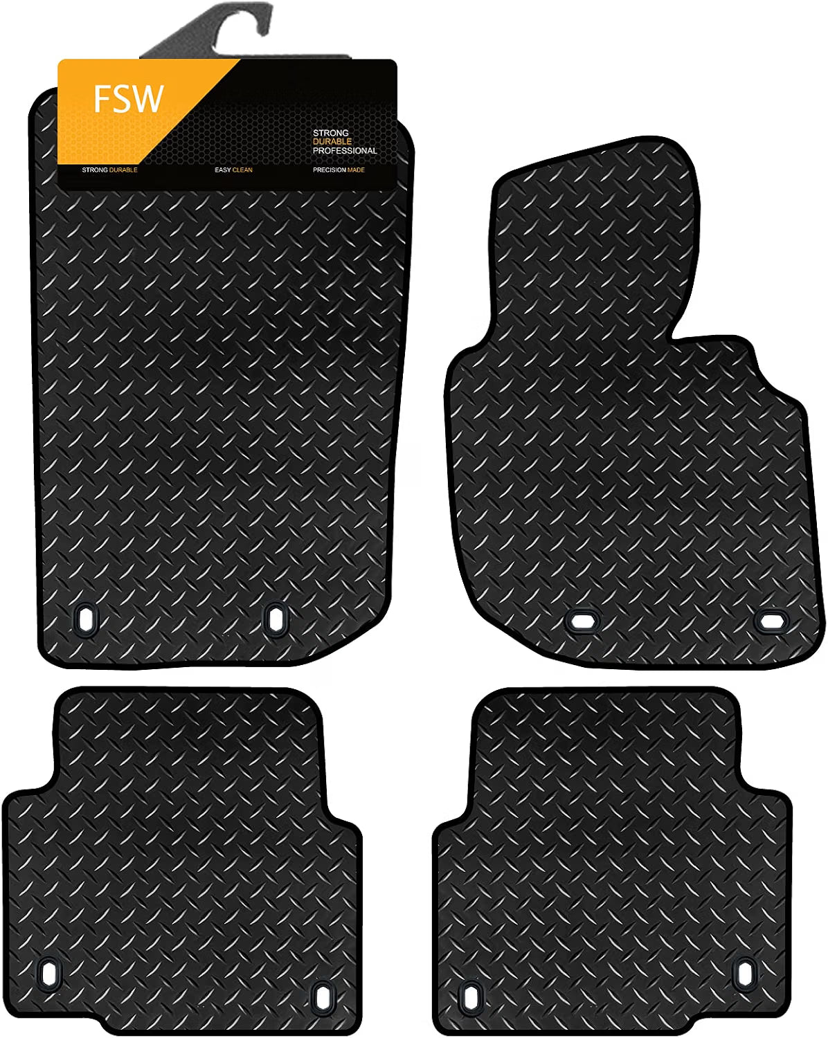 BMW 3 Series E36 Coupe 1992-1998 Fully Tailored Car Floor Mats With Clips