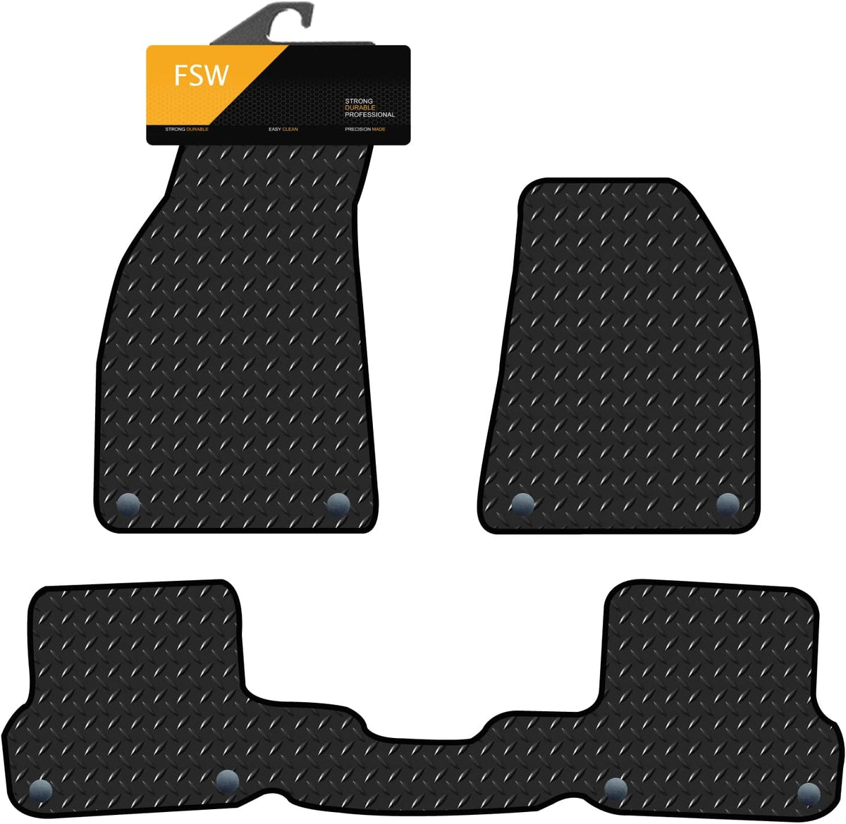 Audi A4 2001-2008 1pc Rear Mat Fully Tailored Car Floor Mats