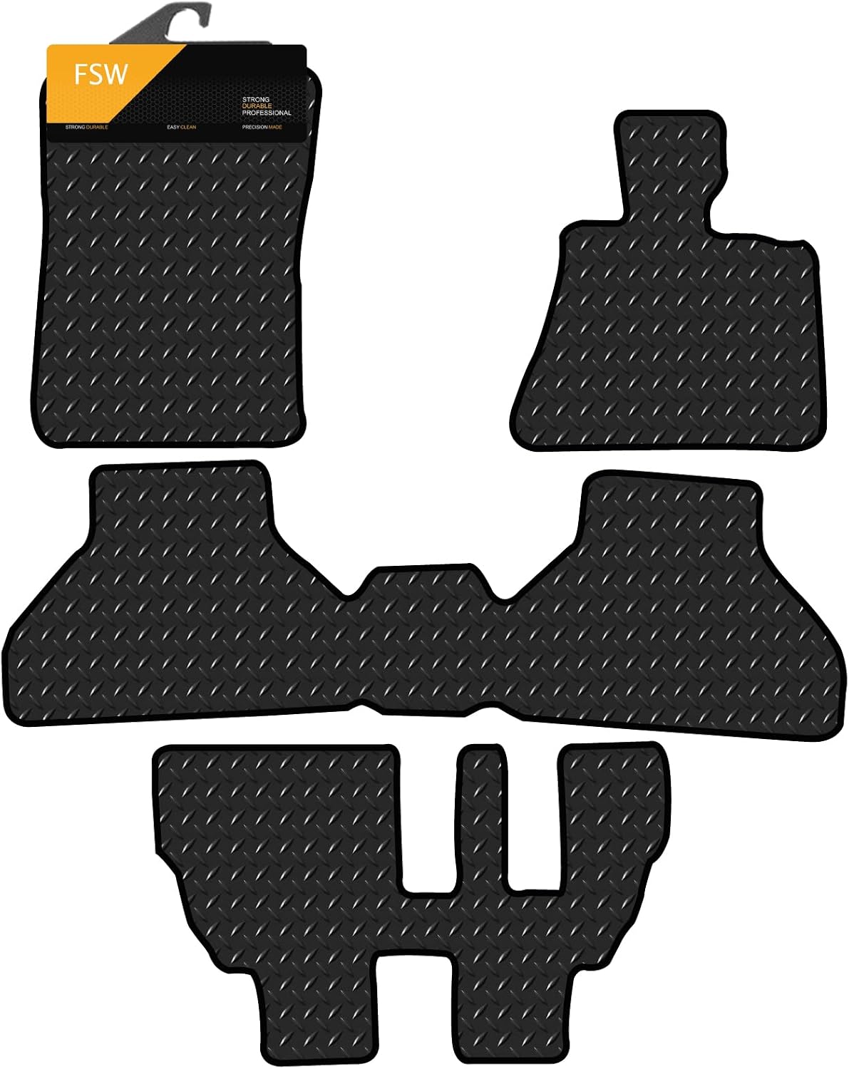 BMW X5 E70 2006-2013 7 Seater With 1 Piece Rear Mat Fully Tailored Car Floor Mats