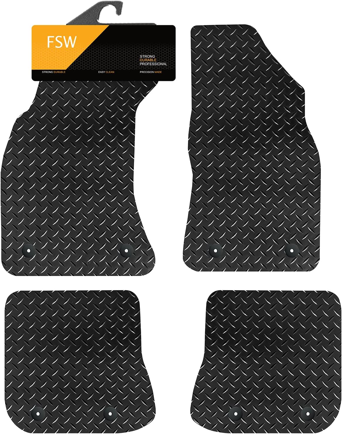 Audi A4 1997-2000 8 Clips Fully Tailored Car Floor Mats