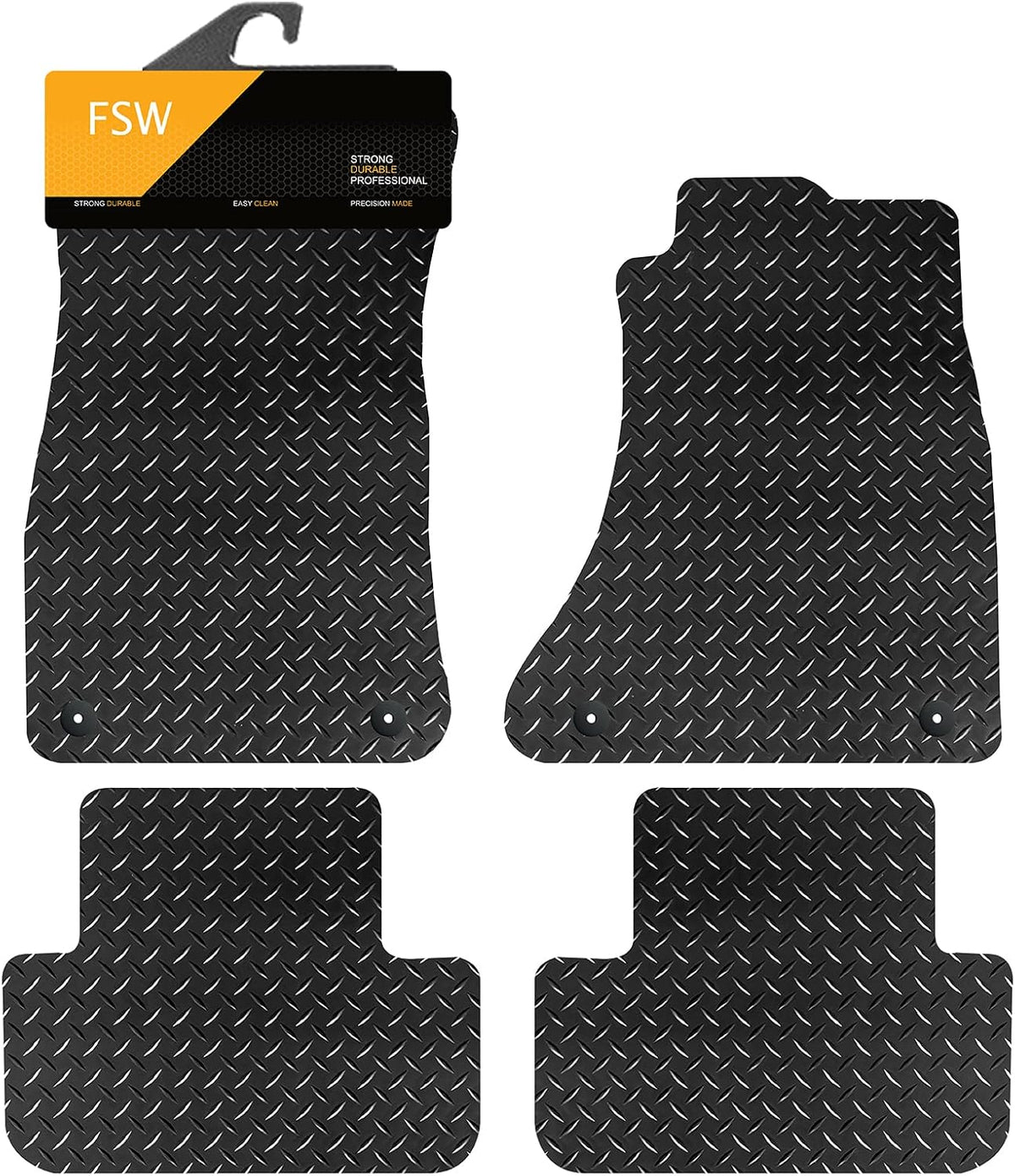 Audi A4 S4 2008-2015 4 clip Fully Tailored Car Floor Mats