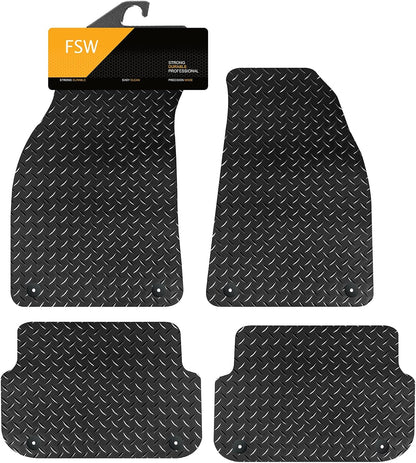 Audi A6 2004-2011 NOT Quattro With 8 Clips Fully Tailored Car Floor Mats