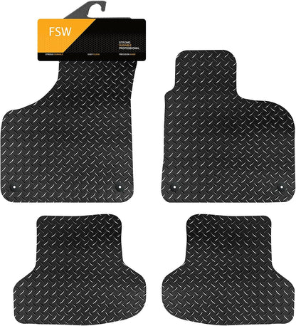 Audi A3 & S3 Hatch & Cabriolet Auto 2003-2012 4 Clips Fully Tailored Car Floor Mats