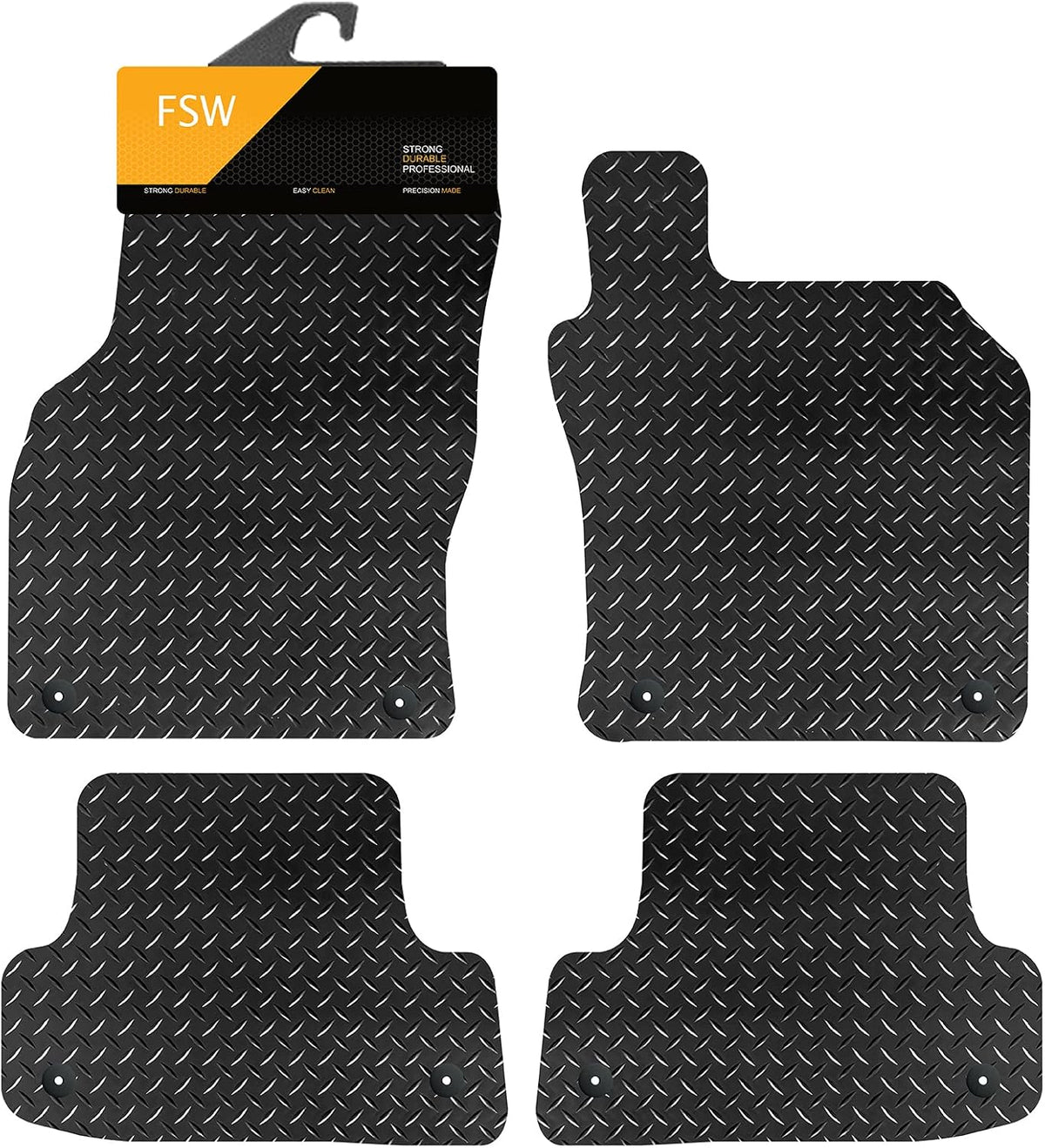 Audi A3 S3 Sportback 5dr 2012-2020 8 Clip Fully Tailored Car Floor Mats