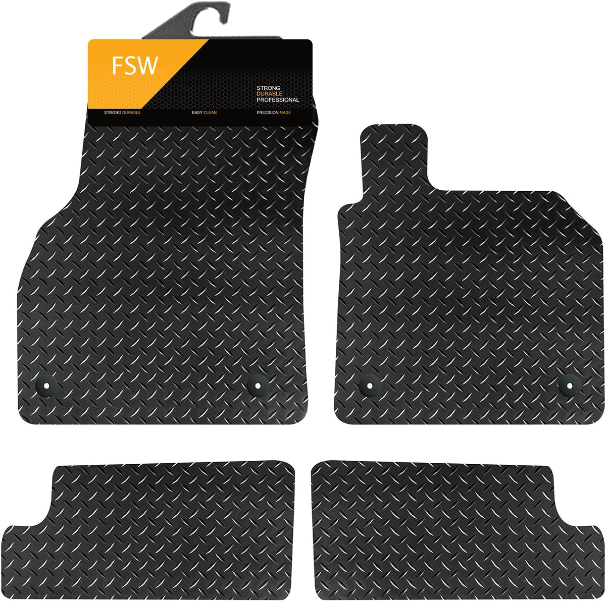 Audi TT MK3 2014-2023 4Pc Fully Tailored Car Floor Mats