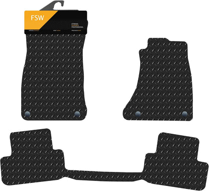 Audi A4 2008-2015 With 1Pc Rear Fully Tailored Car Floor Mats