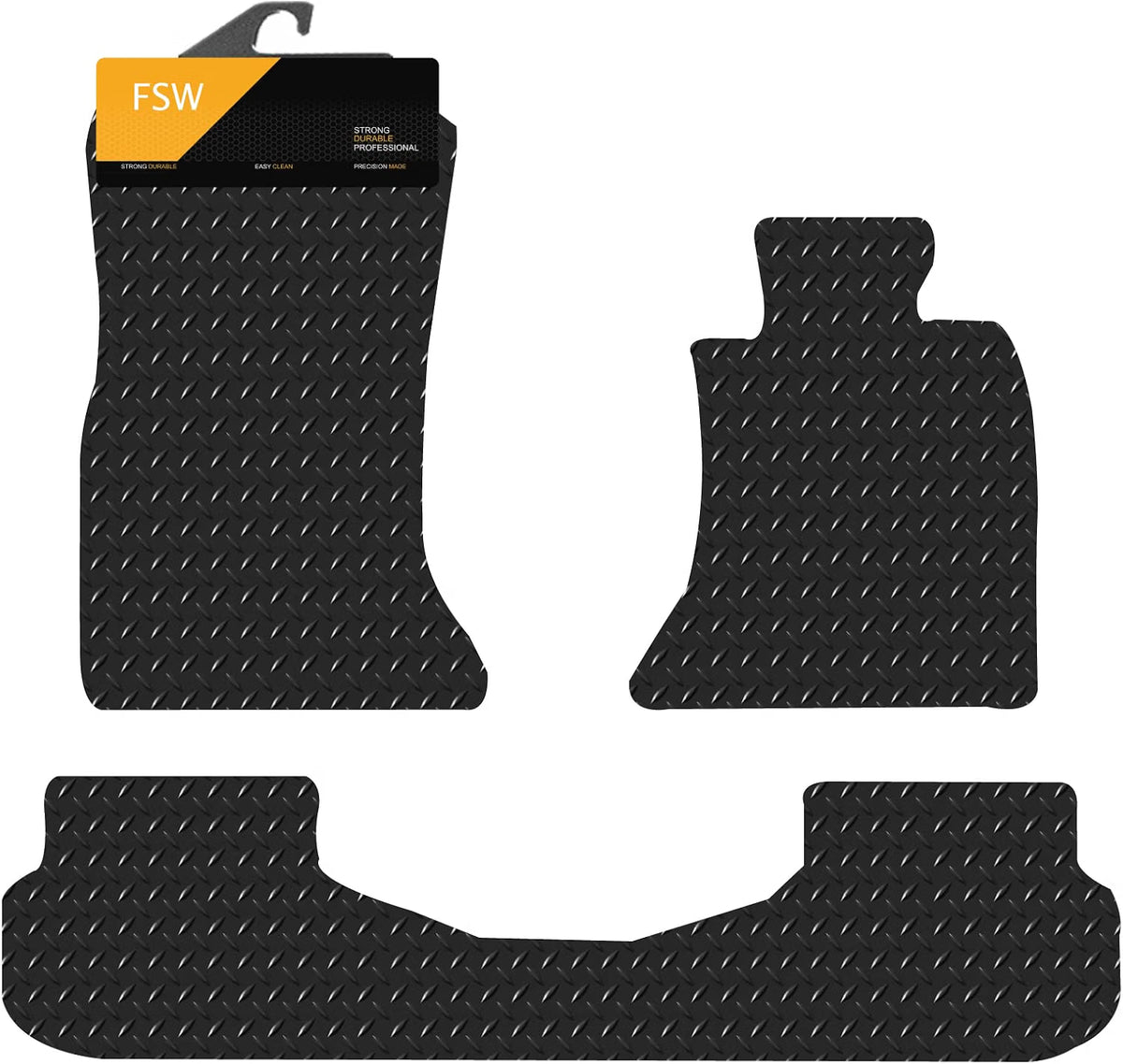 BMW 5 Series F10 F11 2010-2017 With One Piece Rear Mat Mat Fully Tailored Car Floor Mats