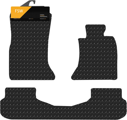 BMW 5 Series F10 F11 2010-2017 With One Piece Rear Mat Mat Fully Tailored Car Floor Mats