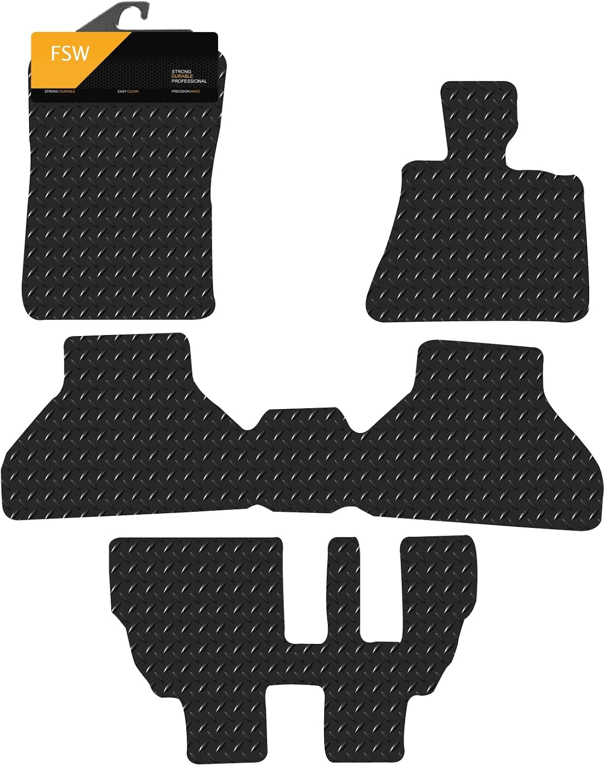 BMW X5 E70 2006-2013 7 Seater With 1 Piece Rear Mat Fully Tailored Car Floor Mats