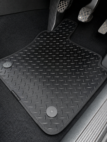 Volkswagen Golf MK7 2013-2019 Fully Tailored Rubber 3mm Car Mats, Heavy-Duty Anti-Slip, Waterproof