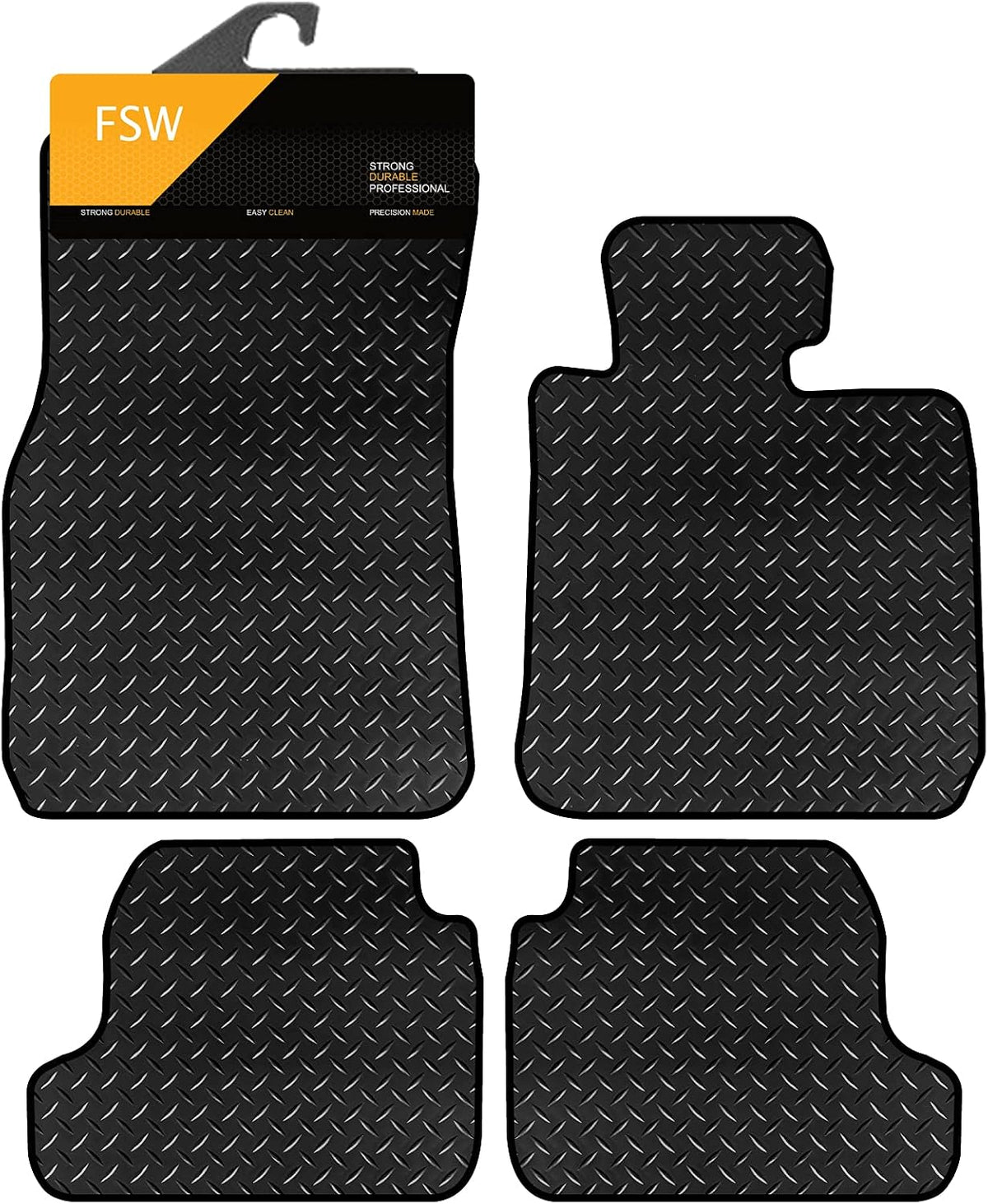 BMW 2 Series F22 Hatch 2014-2021 Fully Tailored 3mm Rubber Black
